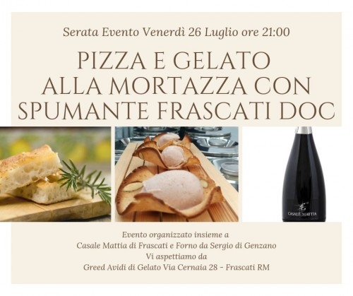 Luglio: Pizza, Gelato e Spumante 